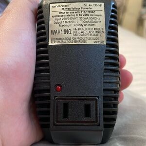 85 watt voltage converter.
